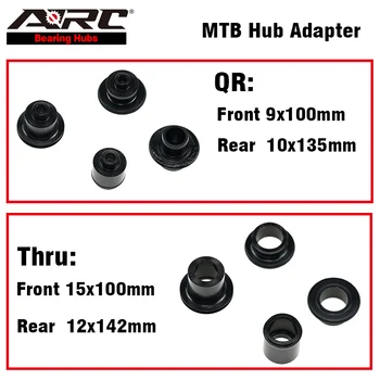 ARK MTB Hub Adaptörü MT005 / MT007 / MT010CB / MT010CB PRO Ön 9 / 15x100 Arka 10x135 12x142 QR / Thru Kap Bisiklet Hub adaptörü
