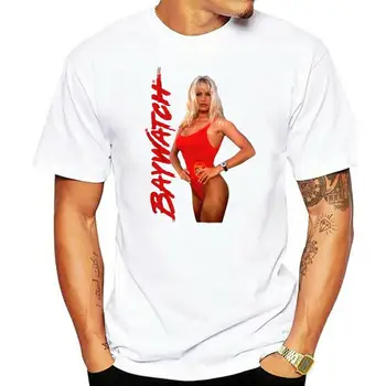 Baywatch Tv Gösterisi Pamela Anderson Cankurtaran Lisanslı Yetişkin T Shirt Spor Salonları Spor Tee Gömlek
