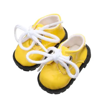Bebek Oyuncak Parlak deri ayakkabı Takım Elbise 15-20cm Bebek mini ayakkabı 1/6 oyuncak bebekler Kızlar İçin Hediyeler oyuncak bebek giysileri Ayakkabı Aksesuarları Görüntü 2
