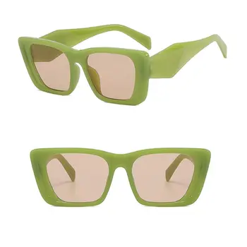 Benzersiz tonları UV400 gözlük Trend Glasees kadın güneş gözlüğü kare güneş gözlüğü kadın güneş gözlüğü Görüntü 2
