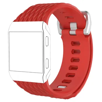Bileklik Fitbit İyonik İçin Aksesuar Ayarlanabilir Yumuşak Silikon Spor Kayış yedek bant Watchband Bilezik Fitbit İyonik İçin Görüntü 2
