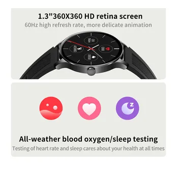 Bluetooth akıllı saat Erkekler Kadınlar Sağlık Bilezik Açık Spor Spor İzci IP68 Su Geçirmez Kan Oksijen İzleme NY20 Görüntü 2