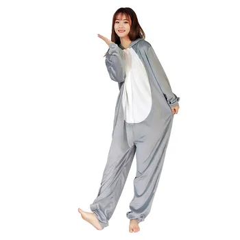 Boşluk İblis avcısı Hashibira Inosuke Cosplay Tulum Pijama Kadın Pijama Pazen Sıcak Gecelik Görüntü 2