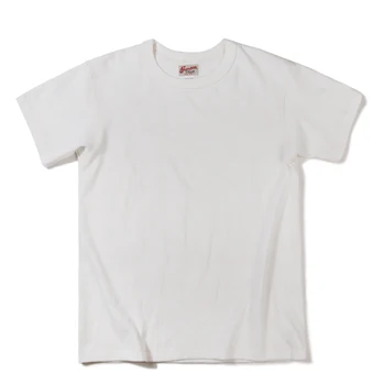 Bronson Tübüler T-Shirt Ağır Kısa Kollu Ekip Boyun Yaz erkek Temel Tee