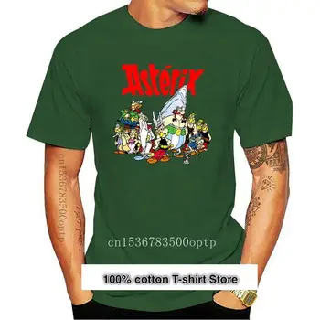 Camiseta de dibujos animados para hombre y mujer, camisa con estampado de Asterix y Obelix the Gul Comic Tour, d negra, novedad