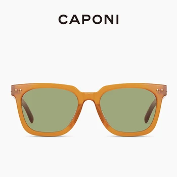 CAPONI Kadın Güneş Gözlüğü Yüksek Seviye Kalite Lüks Asetat Marka Tasarımcı güneş gözlüğü Kadın Kız Moda Gözlük CP6167