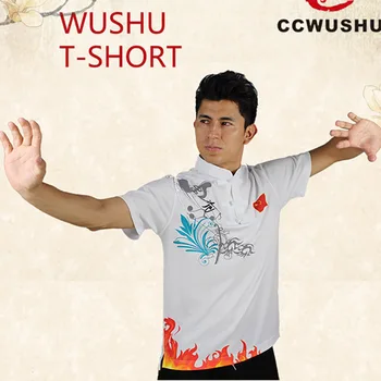 ccwushu T-shirt wushu giysileri üniforma wushu T-shirt çin kung fu giysileri wushu taichi taiji giysileri üniforma