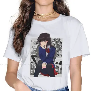 Comyushou Desu TShirt Kızlar İçin Komi İletişim kuramıyor Tadano Anime Üstleri Moda Bayan T Shirt Pamuk Grafik Gevşek