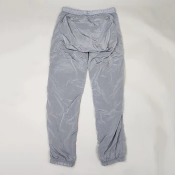 CPTOPSTONEY ŞİRKET Bahar ve sonbahar yeni stil metal naylon erkek spor pantolon Tayt moda marka pantolon Eğlence pantolon Görüntü 2
