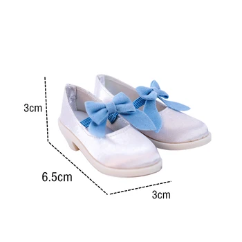 DBS Rüya Peri 1/4 BJD yüksek topuklu ayakkabı Beyaz bale ayakkabıları Pembe Anime Ayakkabı Görüntü 2