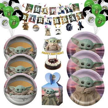 Disney Star Wars Bebek Yoda Bebek Yoda Doğum Günü Süslemeleri Alüminyum Folyo Balon Seti Parti Dekor çocuk Oyuncakları doğum günü hediyesi