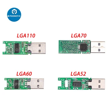 DIY U Disk USB 2.0 LGA70 Hynix NAND Flaş Skhynix ENAND Flaş iPhone 6 S 6SP 7 7 P PCIE NAND Büyük Hızlı Hızlı U Disk Görüntü 2