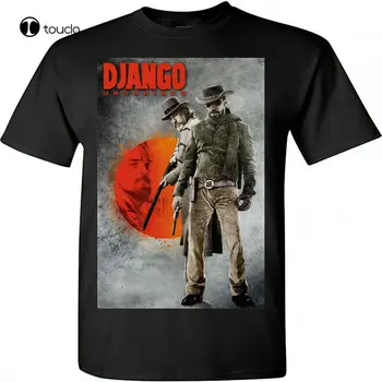 Django Zincirsiz Film Promosyon Posteri M Tişört Quentin Tarantino Jamie Foxx Leo
