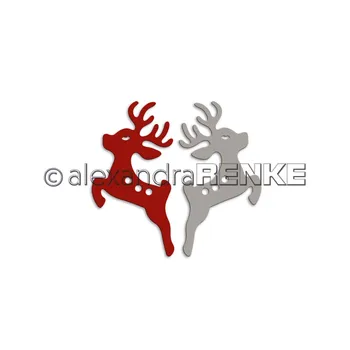 Domuz Zanaat metal kesme cut kalıplar kalıp Noel geyik koleksiyon defteri kağıdı zanaat bıçak kalıp bıçak yumruk şablonlar ölür Görüntü 2