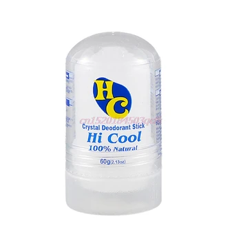 Doğal Rhinestone Deodorant Şap Sopa Vücut koku giderici Antiperspirant 60g
