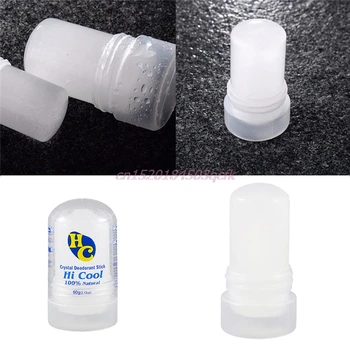 Doğal Rhinestone Deodorant Şap Sopa Vücut koku giderici Antiperspirant 60g Görüntü 2