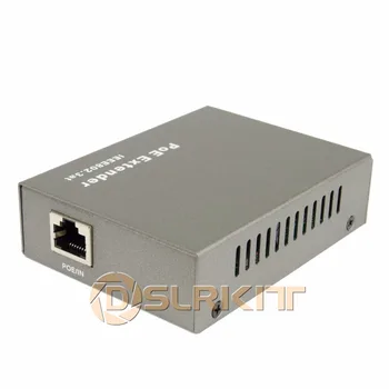 DSLRKIT Gigabit PoE Genişletici 100-400 metre 802.3 at Ethernet üzerinden Güç Tekrarlayıcı 1000 Mbps