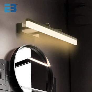 Duvar Lambası Led Banyo aydınlatma armatürleri Aynalar Yatak Odası İçin 40cm 50cm 60cm AC 85-265V Led banyo ışıkları Ayna Duvar Lambası