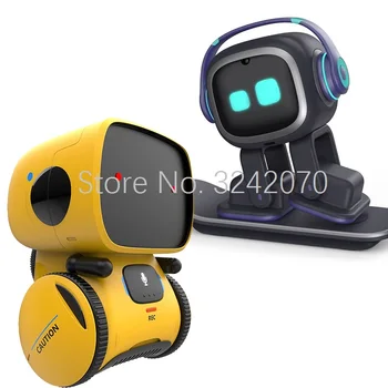 Emo robot akıllı robotlar dans sesli komut sensörü, şarkı, dans, yinelenen robot oyuncak çocuklar için erkek ve kız talkking robotlar