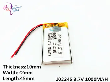 En iyi Pil Marka Boyutu 102245 3.7 v 1000mah Lityum Polimer Kurulu İle Bluetooth Gsp Dijital Ürünler Görüntü 2