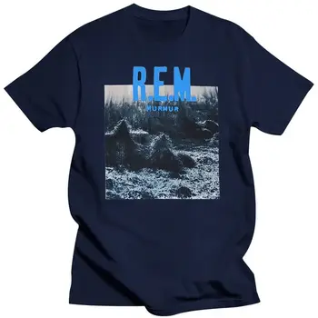 Erkek Giyim Resmi Siyah REM T Shirt R. E. M 'Murmur' Albüm Kapağı Tüm Boyutları Görüntü 2