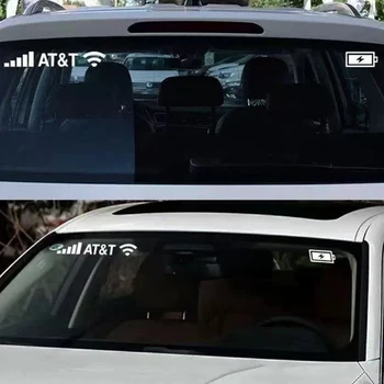 Evrensel Araba Motosiklet Çıkartmaları WiFi Sinyal Gücü Sticker araç ön camı Vinil Etiketler Çıkartması Oto Dış Dekor Aksesuarları 1 Adet Görüntü 2