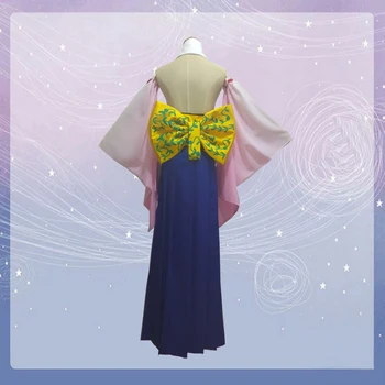 Final Fantasy X Yuna Cosplay Kostüm Sahne Fantezi parti elbisesi Cadılar Bayramı Kostümleri Kadınlar için Yetişkin Kostüm Custom Made Herhangi Bir Boyut Görüntü 2