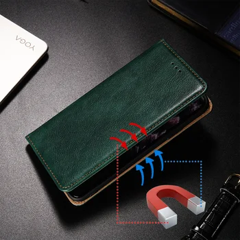 Flip Case OPPO Realme İçin 2 3 5 pro deri cüzdan Flip Standı Kapak Realme İçin x2 pro RENO 2 X A Z yumuşak Kılıf manyetik kart tutucu