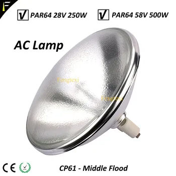 Geleneksel Par lamba Par64 28 V 250 W AC lamba CP60 Par ışık PAR 64 ACL lamba VNSP (çok dar Nokta) 250 Watt