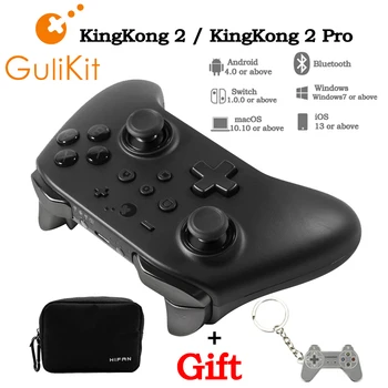 GuliKit KingKong 2 Pro Denetleyici kablosuz bluetooth Gamepad Joystick Nintendo Anahtarı için Gamepad Denetleyici Aksesuarları