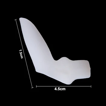 Halluks valgus ortez ayak cihazı silikon astarı ayak ayak ayırıcı ayak ayırıcı Görüntü 2