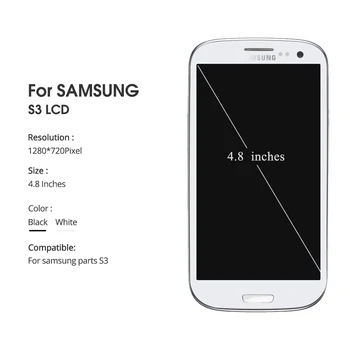 ı9300 SAMSUNG LCD Galaxy S3 LCD Ekran ı9300i SAMSUNG için görüntü ekran grubu Galaxy S3 LCD ı9301 ı9308ı ı9301ı Ekran Görüntü 2