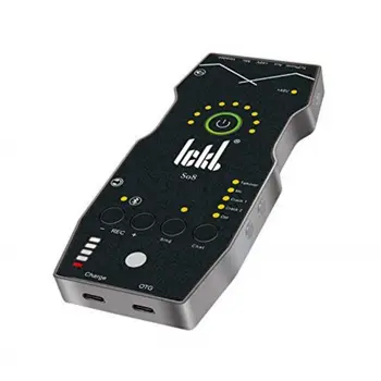 ıckb so8 5th Mobil Canlı Kayıt Ses Kartı Çok Fonksiyonlu Stereo Taşınabilir Dijital Ses Kartı Bluetooth Eşlik 48V Sup