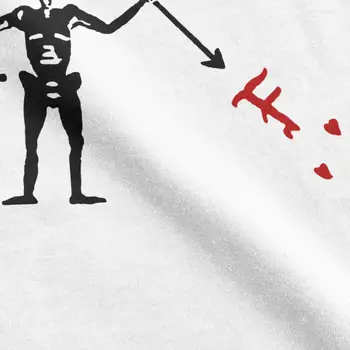 Ileri Gözlemler Grubu erkek t-shirtü Ölüm İskelet Şeytan Vintage %100 % Pamuk Tees Yuvarlak Yaka Kısa Kollu T Shirt Görüntü 2