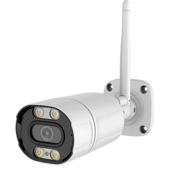 IMX415 4K 8MP Wifi kablosuz ip kamera Hikvision uyumlu tam Renkli IR çift ışık ev Gözetim Hareket algılama Onvıf Görüntü 2