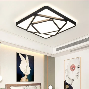 Iskandinav Yaratıcı LED Yatak Odası Tavan Lambası Modern Oturma Odası Yemek Avize Basit İç Dekorasyon Lambaları Ve Fenerler