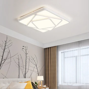 Iskandinav Yaratıcı LED Yatak Odası Tavan Lambası Modern Oturma Odası Yemek Avize Basit İç Dekorasyon Lambaları Ve Fenerler Görüntü 2