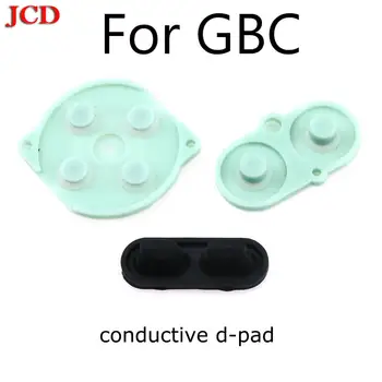 JCD Yeni Nintendo GameBoy Renk / Renk Düğmesi silikon kauçuk altlık İletken A B Başlat Kauçuk Düğme GBC