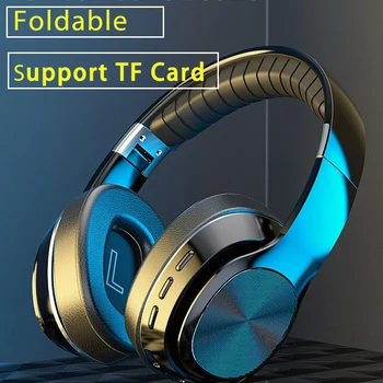 Kablosuz kulaklıklar Katlanabilir Bluetooth Kulaklık Kulaklık oyun kulaklığı HİFİ Ses Desteği TF Kart PC için xiaomi iphone telefon