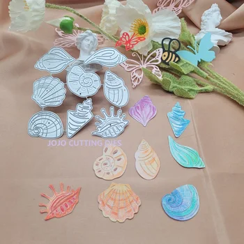 Kabuklu Kesme Ölür Kalıp Karalama Defteri Mühür DIY Albümü Deniz Salyangozu Eğitici Sevinç Kabartma Papercutting