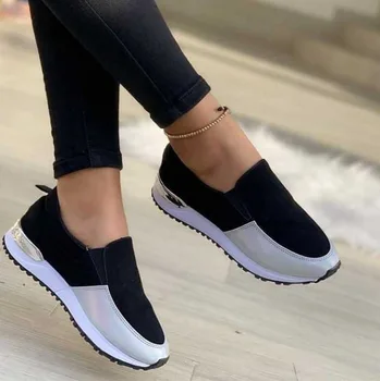 Kadın Ayakkabı 2022 Yaz Rahat spor ayakkabılar Kadın Moda sneakers Flats Kadın Platformu Artı Boyutu 43 Loafer'lar zapatillas mujer