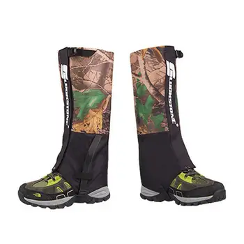 Kamuflaj Yılan Çorapları Su Geçirmez kar ayakkabıları Çizme Çorapları Yürüyüş Kamp Tırmanma Avcılık Bacak Örtüsü Koruma Görevlisi. Görüntü 2