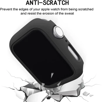 Kapak Apple için İzle Serisi 7 41mm 45mm Süper Alüminyum Koruyucu Tampon Scratch Koruyucu iwatch Durumda 41mm 45mm Hiçbir cam