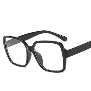 Kare Büyük Boy Gözlük Çerçevesi Kadın Klasik Vintage Gözlük Çerçevesi Erkekler Optik Bilgisayar Gözlük Şeffaf Gözlük Çerçeveleri