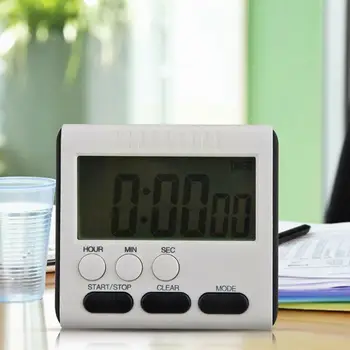 Katlanabilir Standı Loud Alarm Lcd dijital ekran Saat Mutfak Up Mutfak Zamanlayıcı Geri Sayım B8b1 Büyük mutfak zamanlayıcısı S4o0