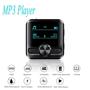 Kayıt MP4 Akıllı HD Gürültü Azaltma kayıt kalemi FM Radyo E-kitap Çalar MP3 Taşınabilir Su Geçirmez Kaydedici 8G / 16G / 32G