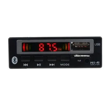 Kebidu kablosuz bluetooth 5 V-12 V LED ekran MP3 WMA WAV Dekoder Kurulu USB FM TF Ses Modülü Hİ-Fİ müzik hoparlörü MP3 + Uzaktan Görüntü 2