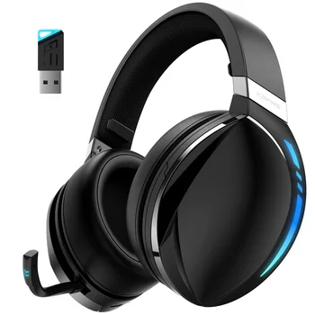 Kofire UG - 06 oyun kulaklığı Düşük gecikme Kablosuz mikrofonlu kulaklıklar degrade ışık HD ses kalitesi Bluetooth kulaklıklar