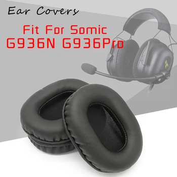 Kulak yastıkları Somic G936N G936Pro Kulaklık Kulak Yastıkları Yedek Kulaklık kulaklık yastığı PU Deri Sünger Köpük