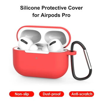 Kulaklık Kulaklık Tutucu Yumuşak Koruyucu silikon kutu örtüsü Earpods Bluetooth uyumlu Airpods için Pro Görüntü 2